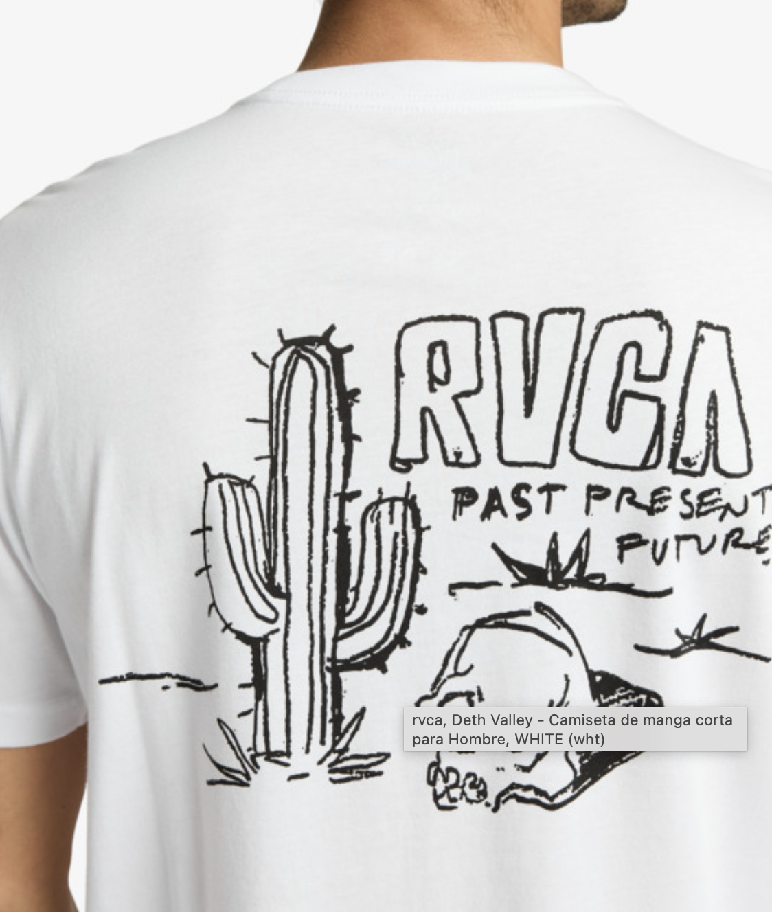 Camiseta RVCA Deth Valley - White