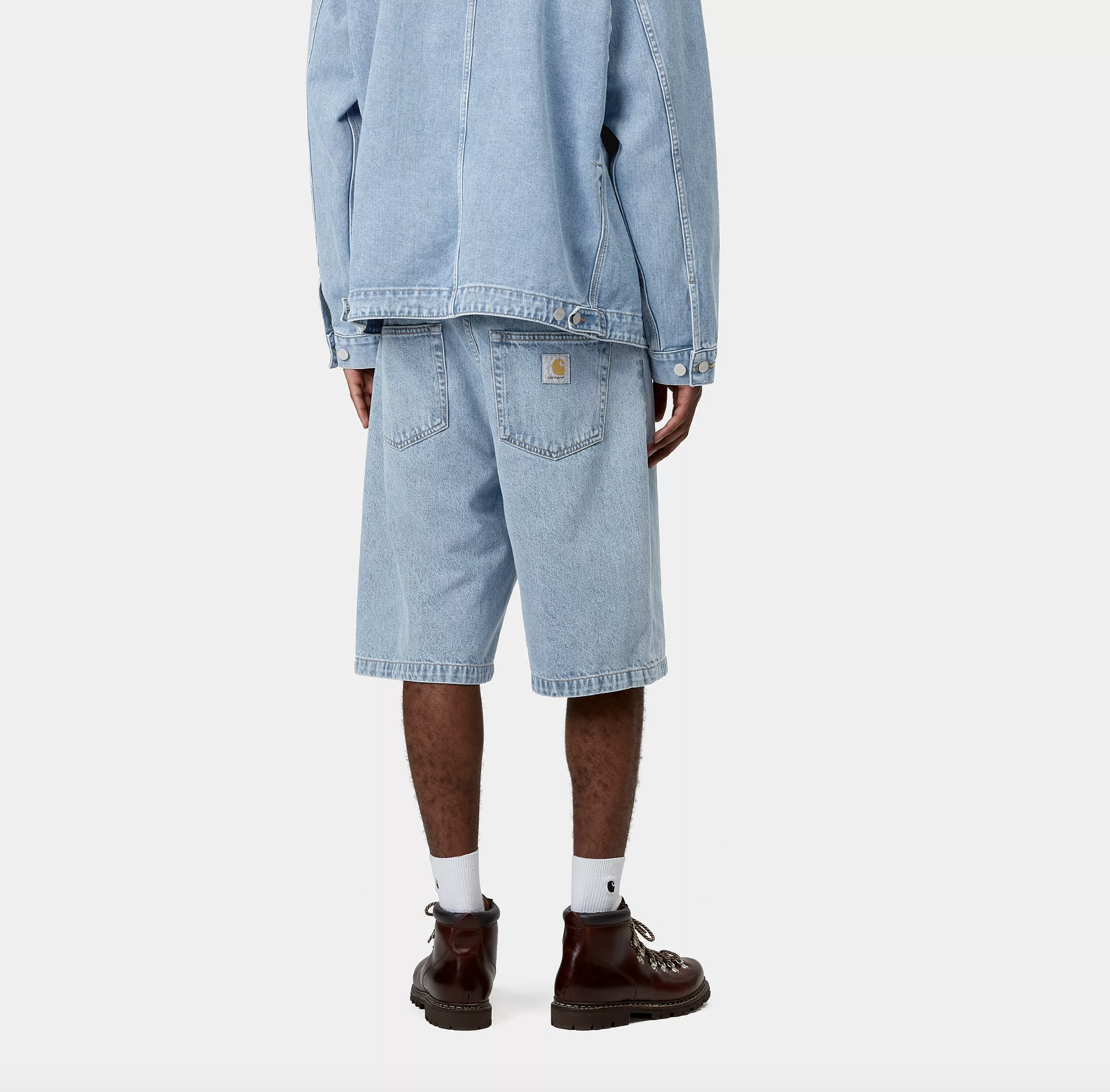 Pantalón Corto Carhartt WIP Landon - Blue (bleached)