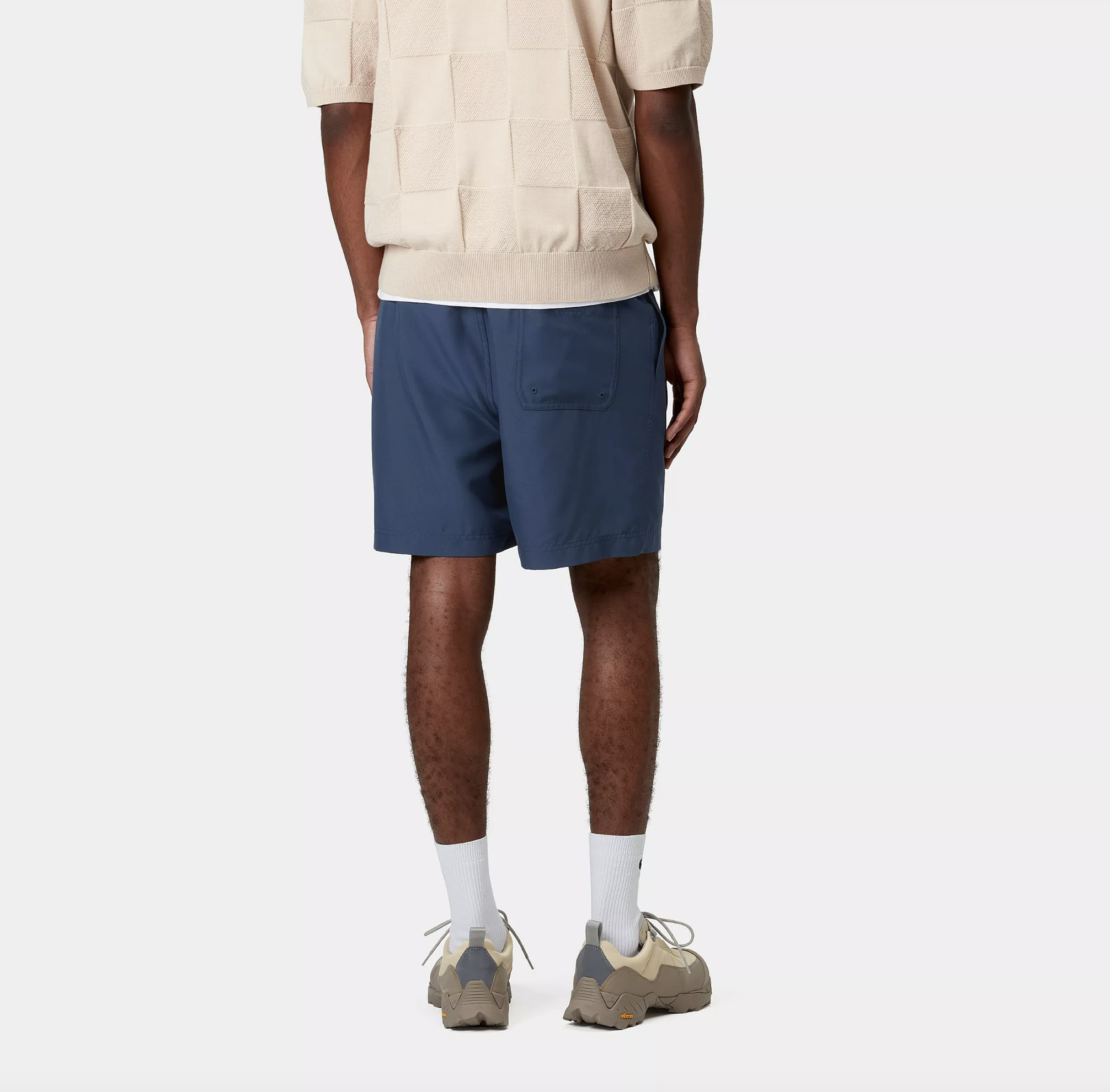 Bañador Carhartt Wip Chase Swim - Dusky Blue/Gold