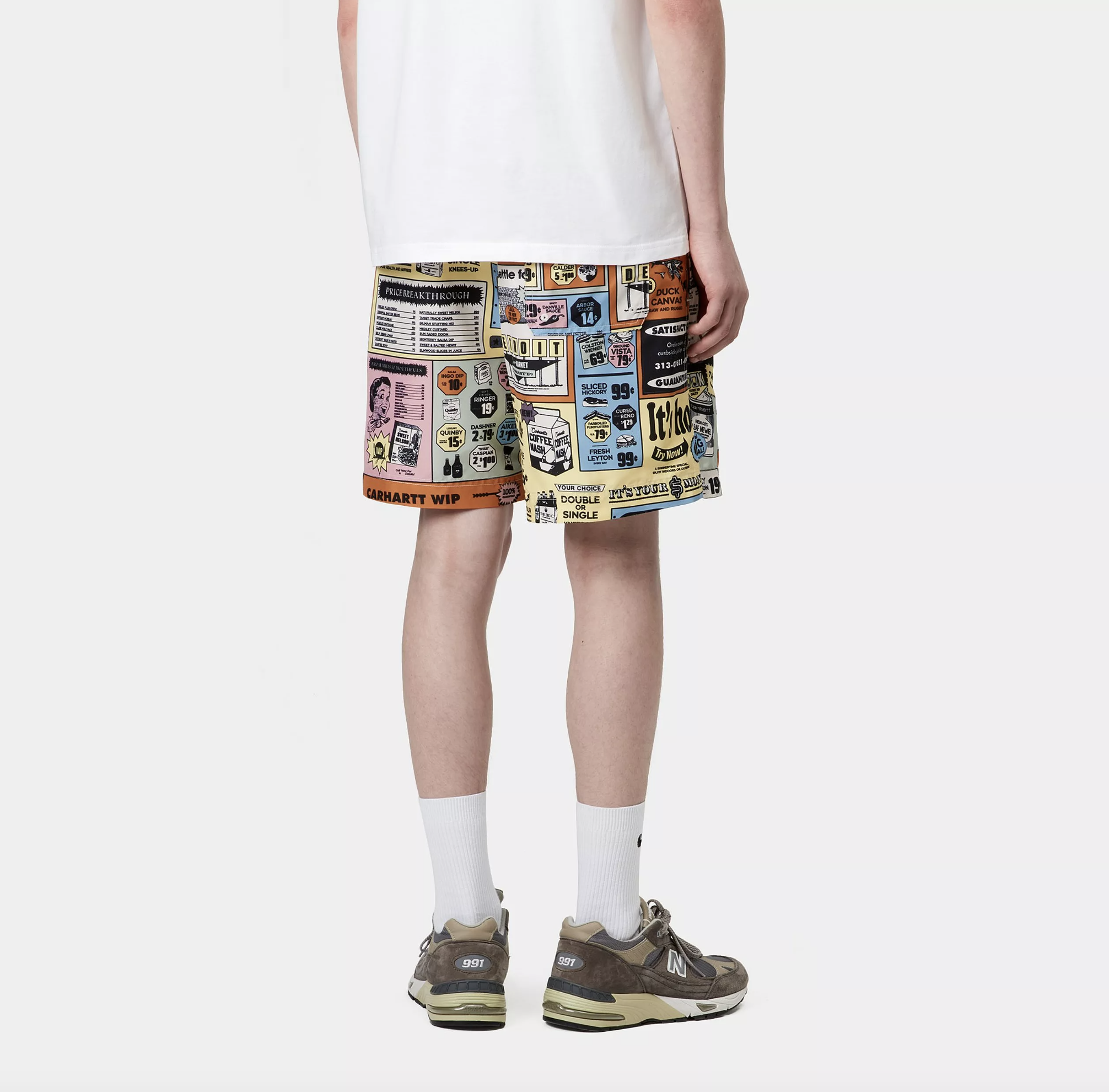 Bañador Carhartt WIP Slater Swim - Catalogue Print/Hue