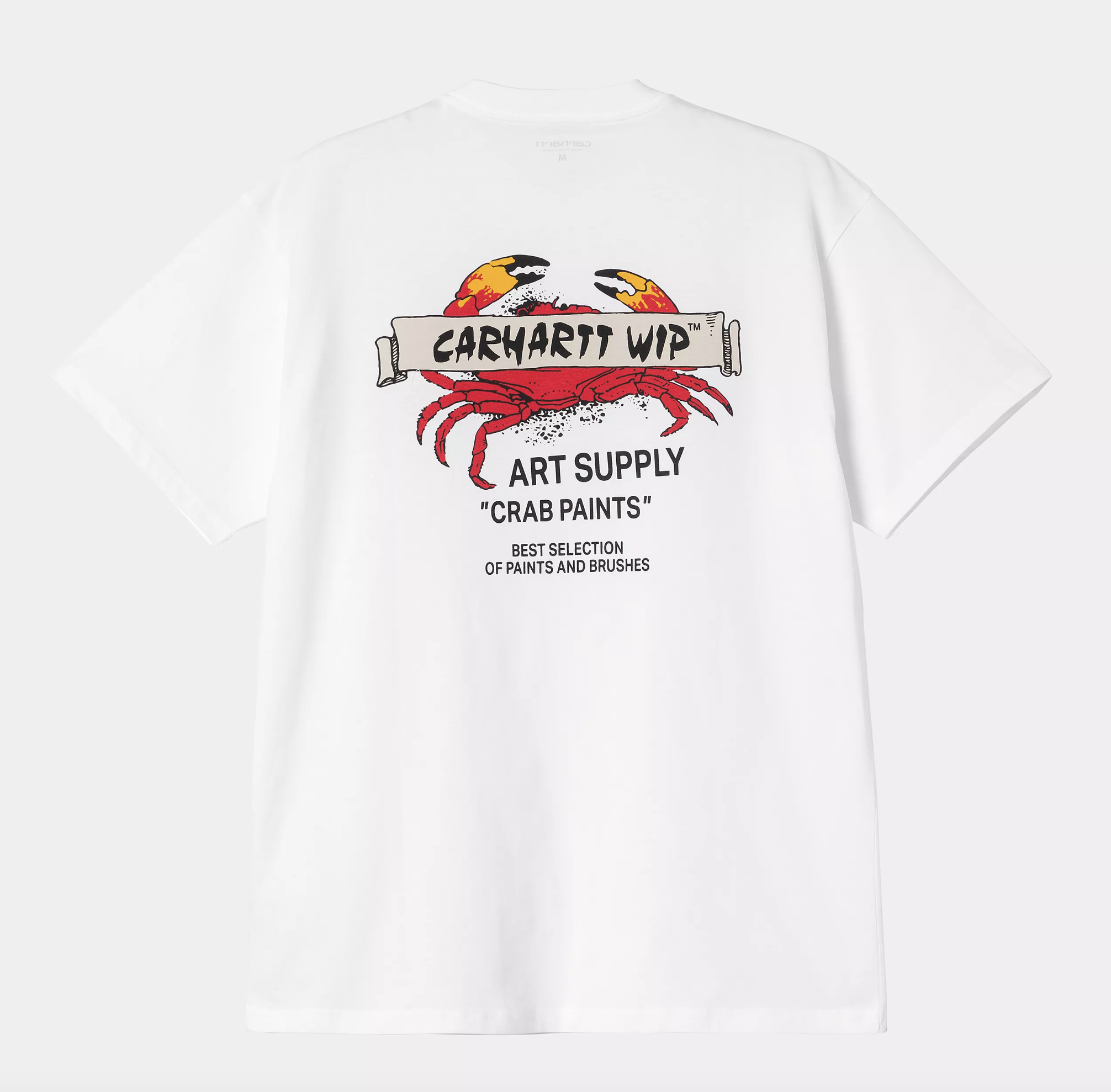 Camiseta Carhartt WIP Crab Paint - White