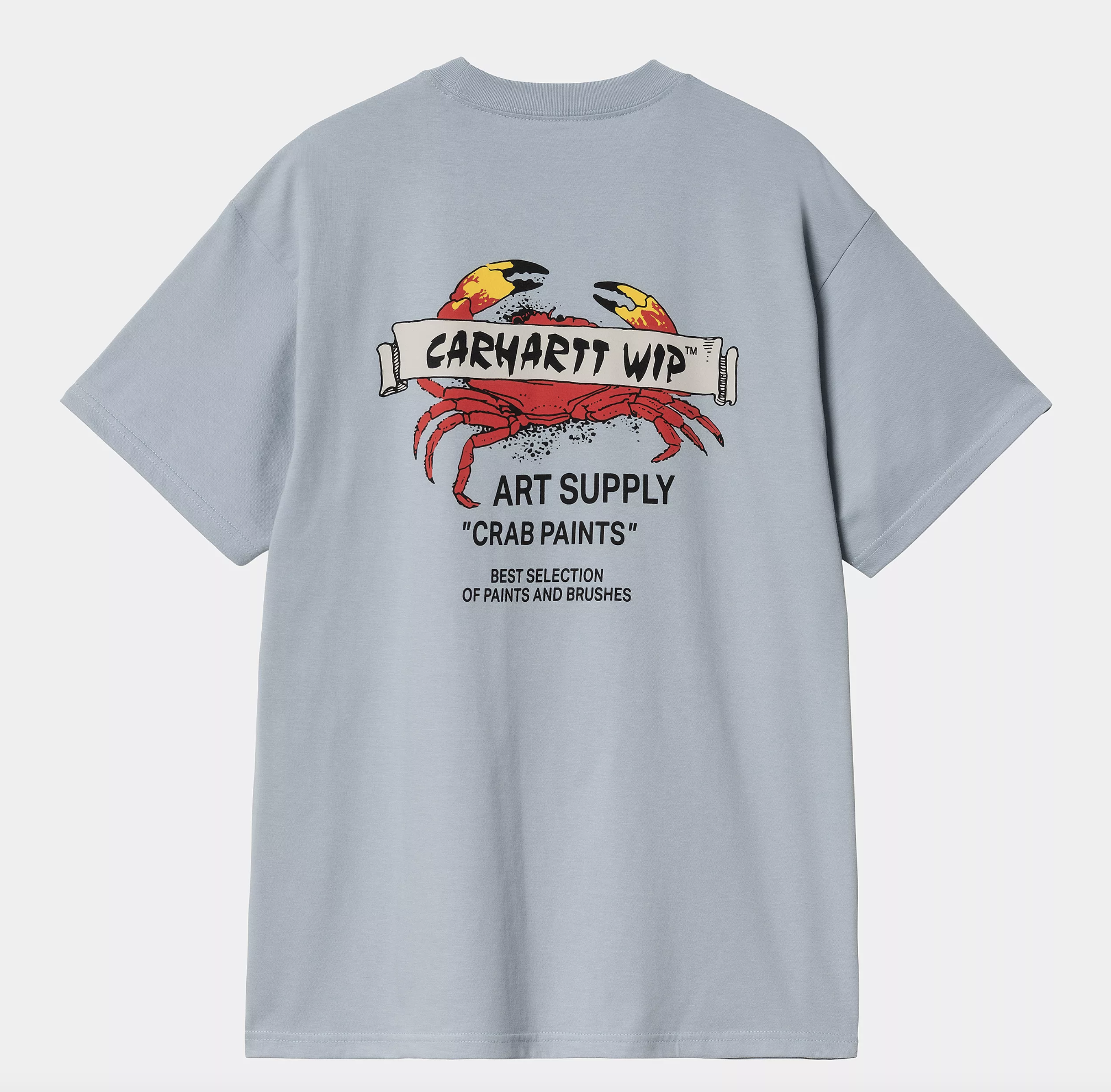 Camiseta Carhartt WIP Crab Paint - Frosted Blue