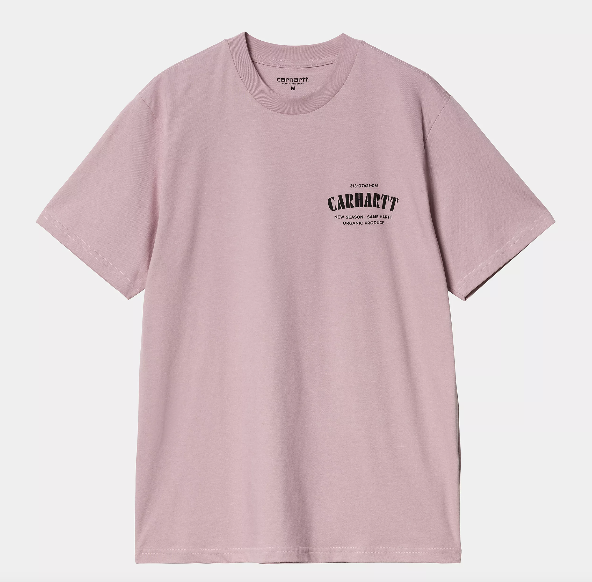 Camiseta Carhartt WIP Catalogue C Logo - Hortensia