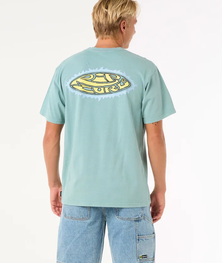 Camiseta Rip Curl Raw Energy Sloth - Blue Lagoon