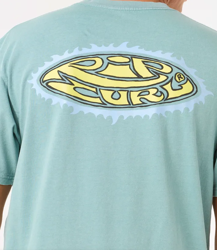 Camiseta Rip Curl Raw Energy Sloth - Blue Lagoon
