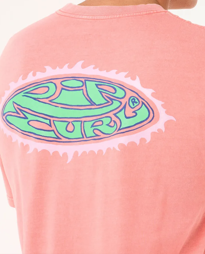Camiseta Rip Curl Raw Energy Sloth - Watermelon