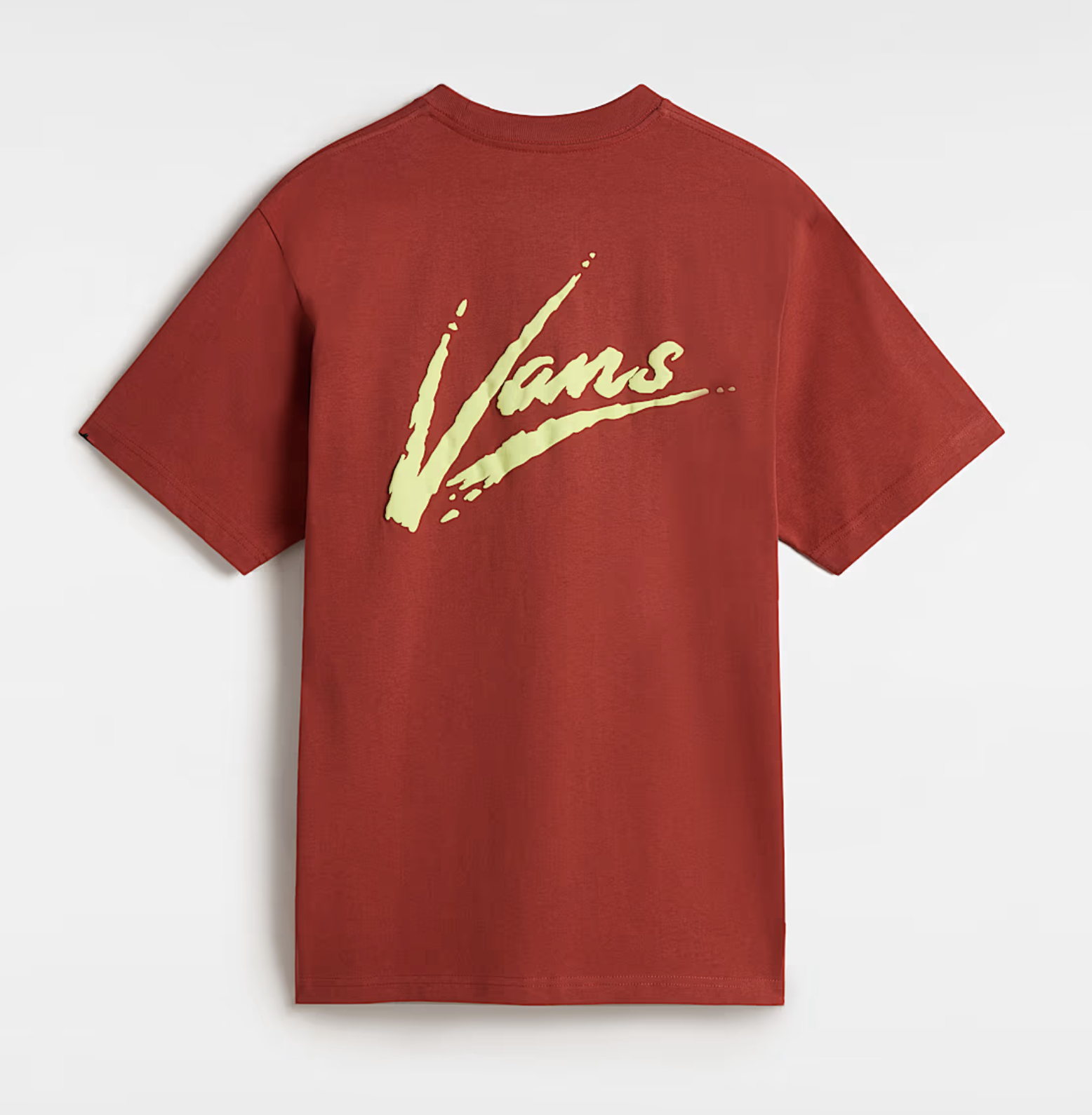 Camiseta Vans Brush Script - Red Ochre
