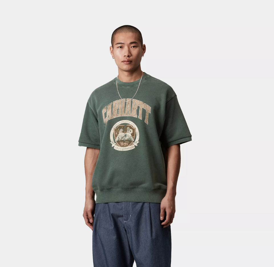 Camiseta Carhartt WIP Library - Conifer (garment dyed)
