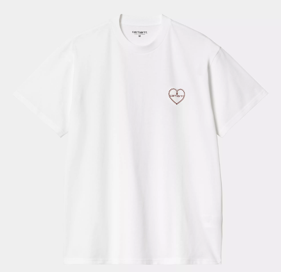 Camiseta Carhartt WIP Furoshiki - White/Red