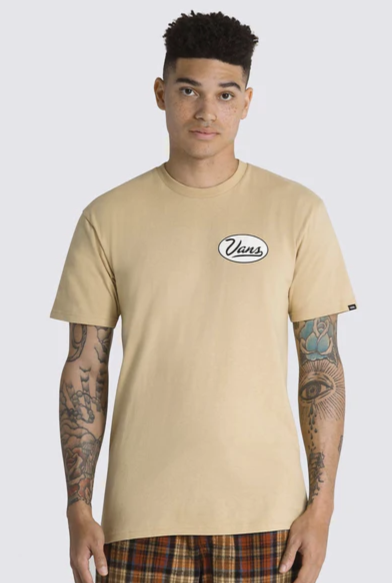 Camiseta Vans Gas Station Logo Tee Taos Taup