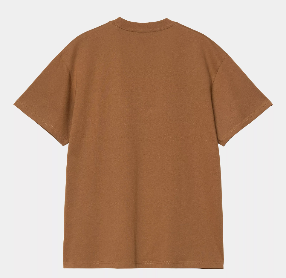 Camiseta Carhartt WIP Pocket Heart - Hamilton Brown