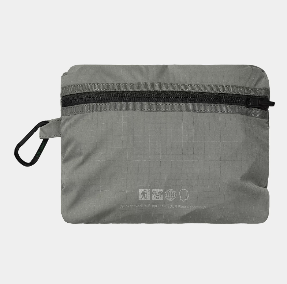 Bolso Plegable Carhartt WIP Tour Packable Travel Bag - Smoke Green/Reflective