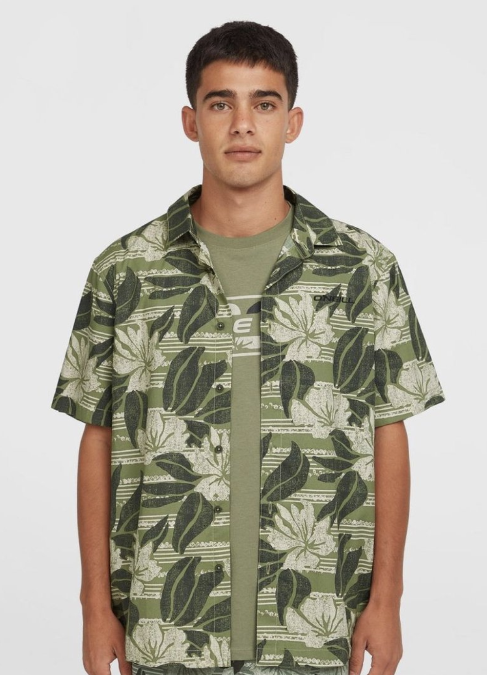 Camisa O'neill Print - Green Dusty Flower