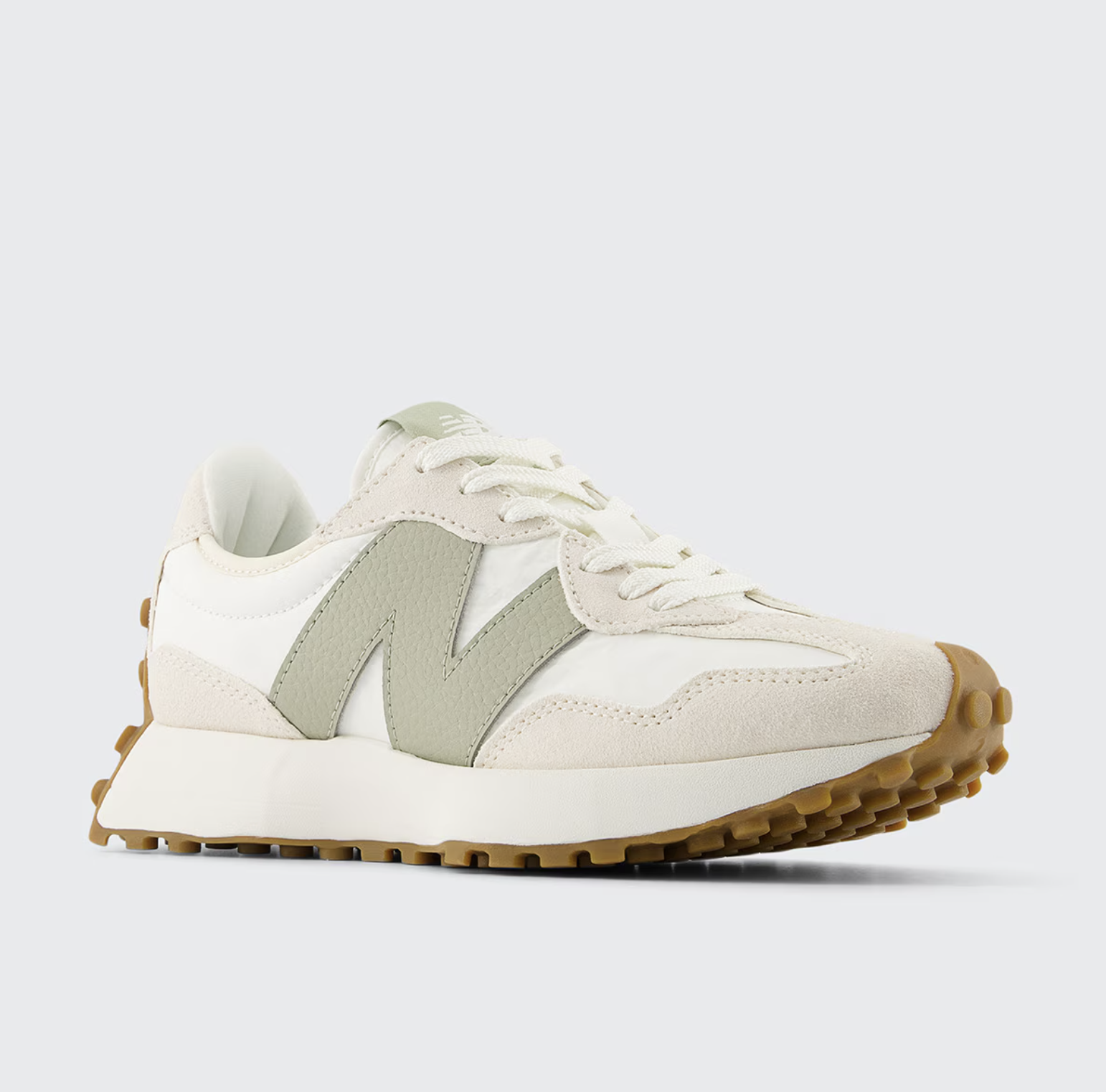 Zapatillas New Balance 327FTB - Linen con Sea Salt y Olivine