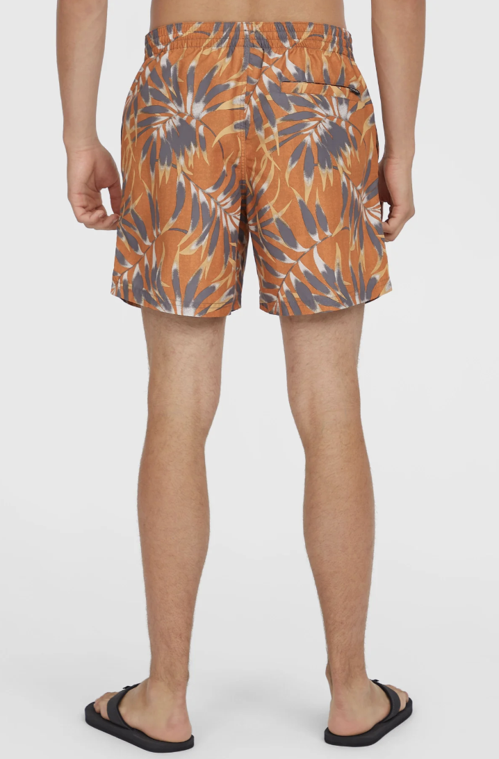 Bañador O'neill Cali Floral 16'' - Orange Dipped Leaves