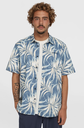 Camisa O'neill Print - Blue Dipped Leaves