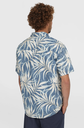 Camisa O'neill Print - Blue Dipped Leaves