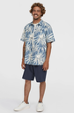 Camisa O'neill Print - Blue Dipped Leaves