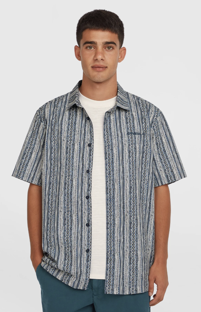 Camisa O'neill Print - Blue Pressed Lines