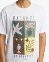 Camiseta RVCA Nature Display - White