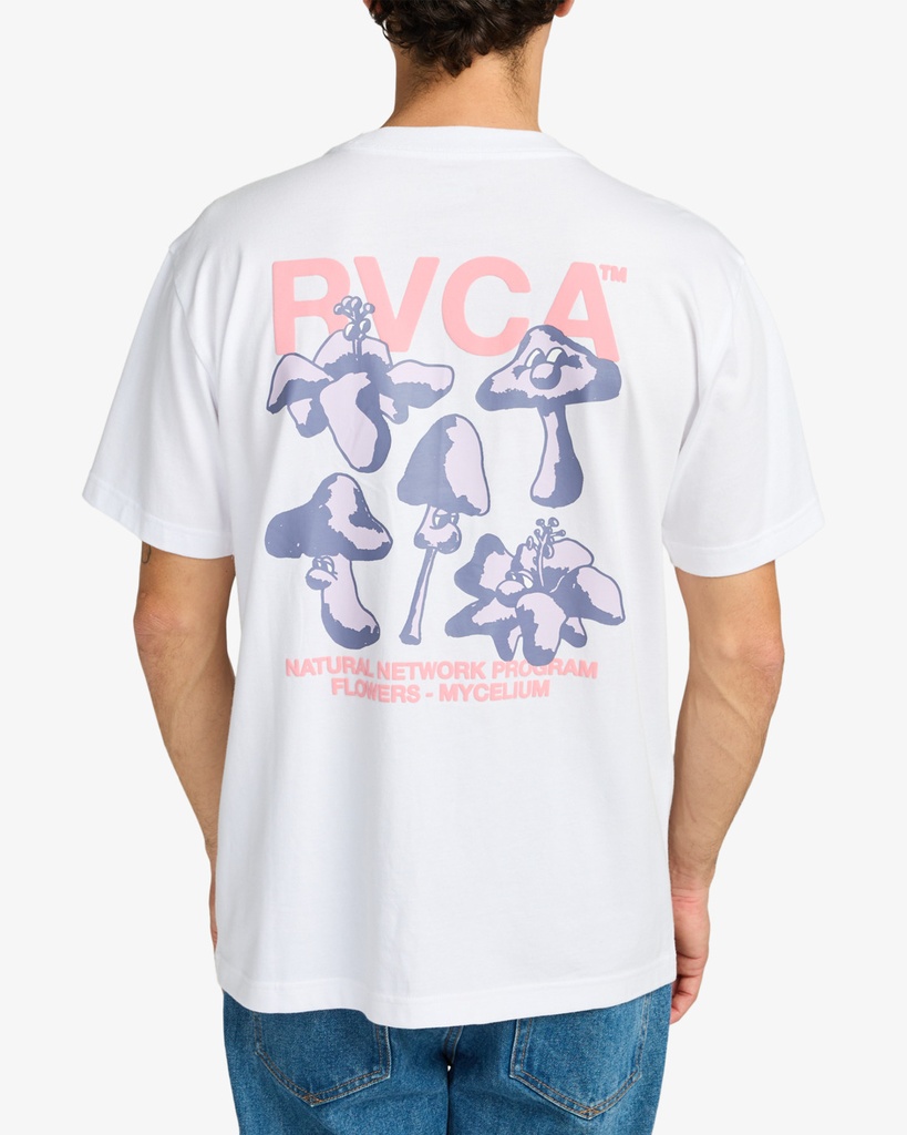 Camiseta Rvca Natural Network - White