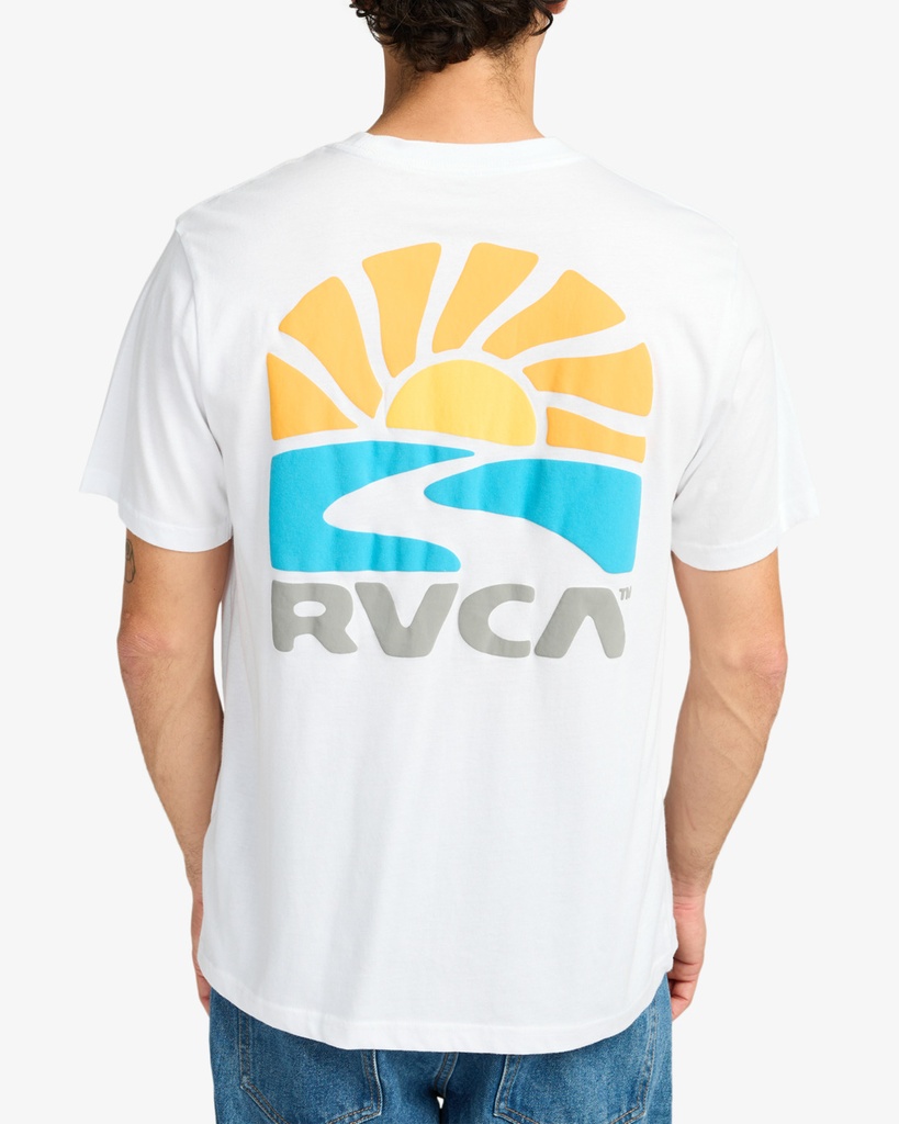 Camiseta RVCA Sun Phase - White