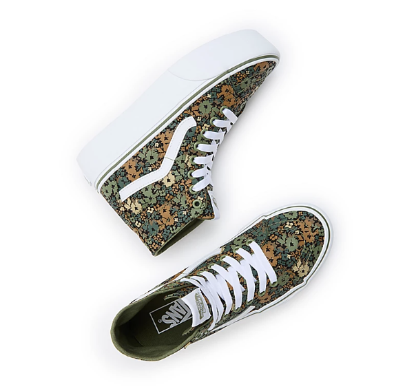 Zapatilla Vans UA Sk8-Hi Tapered Stackform - Floral Green