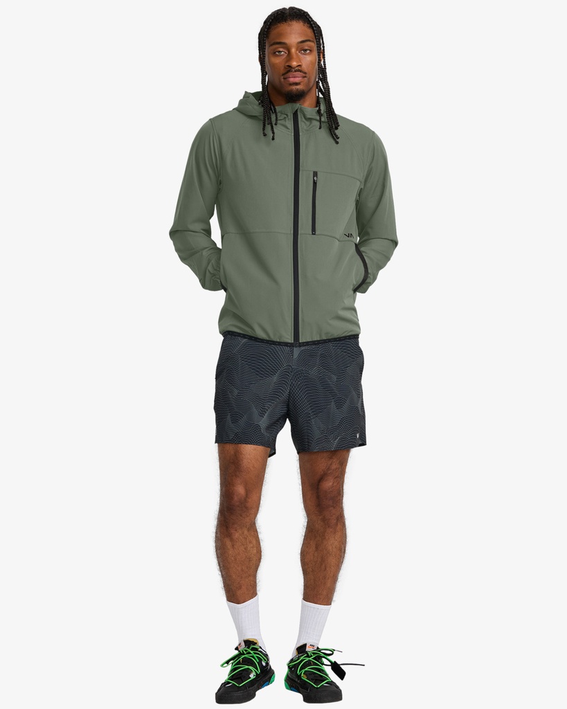 Chaqueta Cortaviento RVCA VA Sport Yogger - Sage Leaf (SLE)