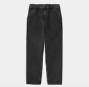 Pantalón Vaquero Carhartt WIP Single Knee Pant - Black (stone washed)