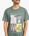 Camiseta RVCA Nature Display - Balsam Green (GNY0)