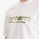 Camiseta Carhartt WIP Solar Chrome Script - White