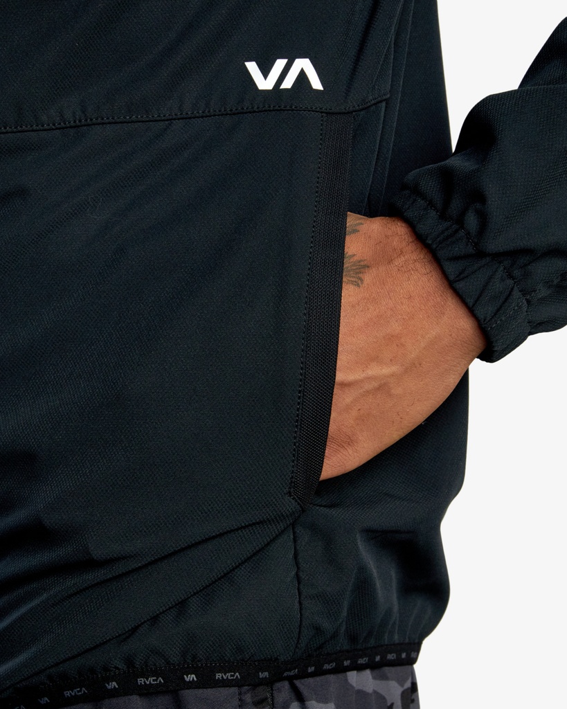 Chaqueta Cortaviento RVCA VA Sport Yogger - Black