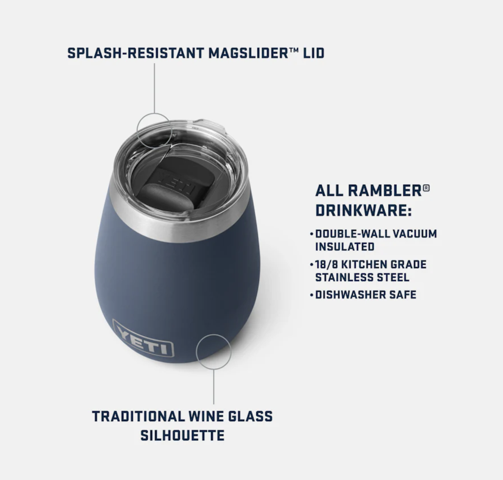 Vaso de Vino Yeti Rambler 10 OZ (295 ml) - Seafoam