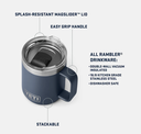 Taza Apilable Yeti Rambler 10 OZ (295 ml) - Seafoam