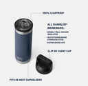 Botella Yeti Rambler 18 oz (532 ml) - Rescue Red