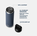 Botella Yeti Rambler 26 oz (769 ml) - Rescue Red