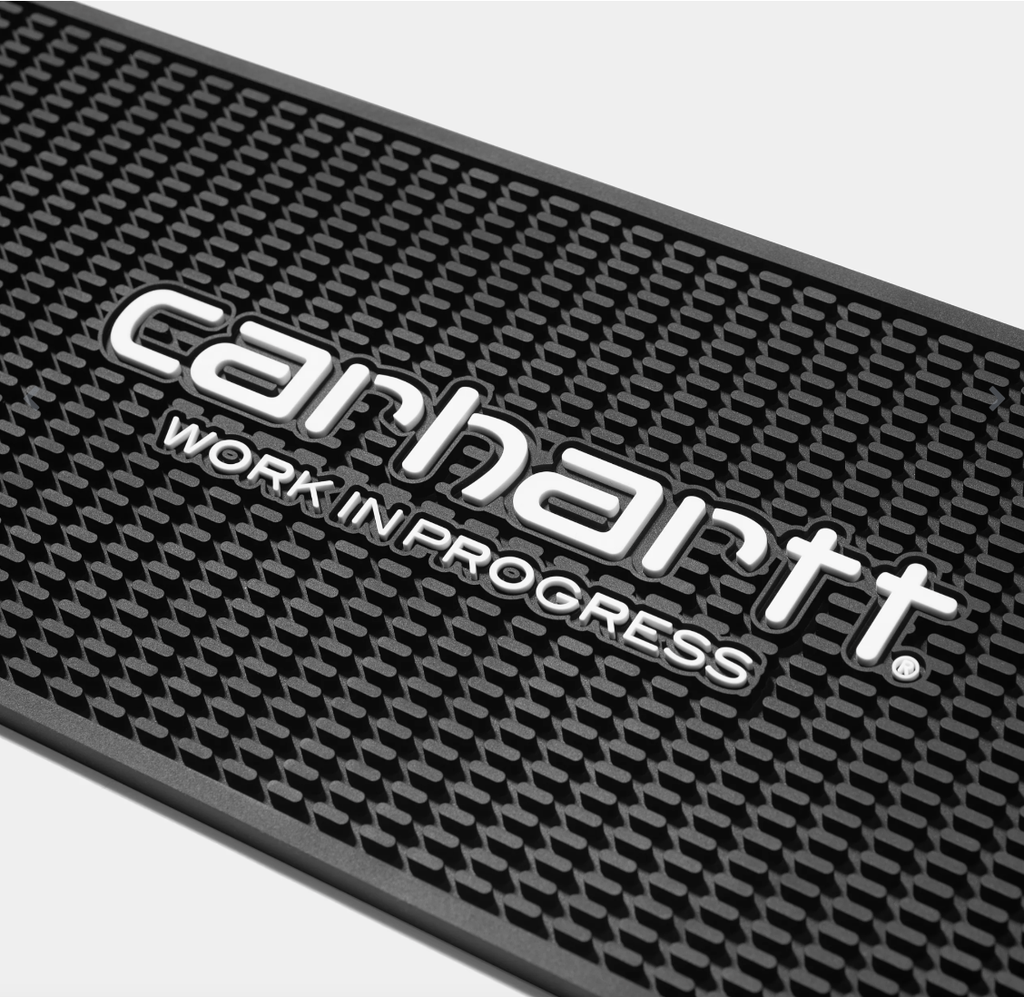 Alfombrilla De Bar Carhartt WIP Script Draining Mat - Black/White
