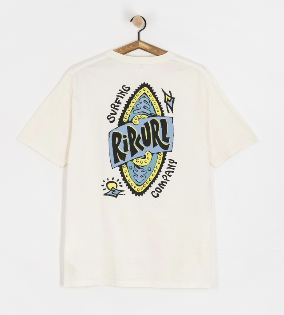 Camiseta Rip Curl Shield - Bone
