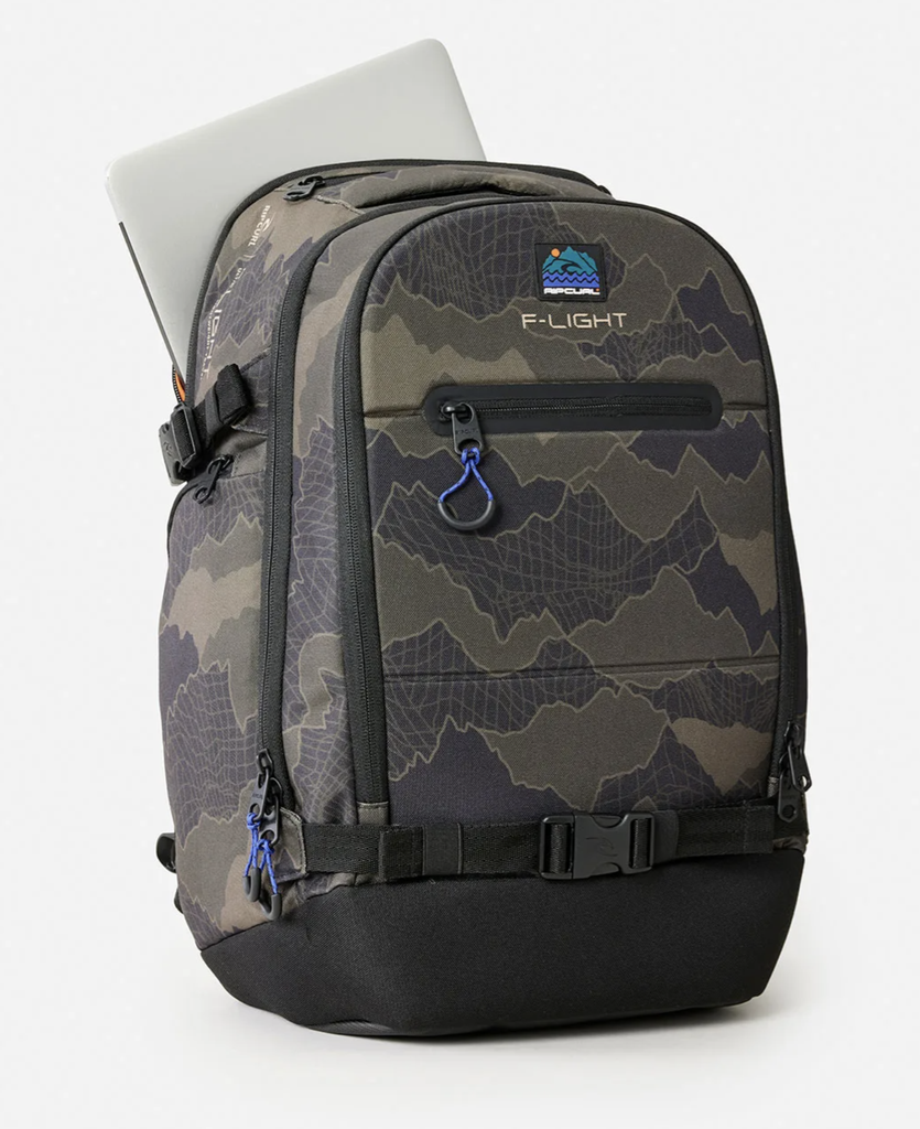 Mochila Rip Curl F-Light Posse 35L Search Camo - Black/Olive