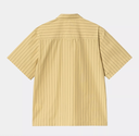 Camisa Carhartt WIP Hendry - Seaton Stripe, Straw/Liberica