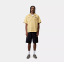 Camisa Carhartt WIP Hendry - Seaton Stripe, Straw/Liberica