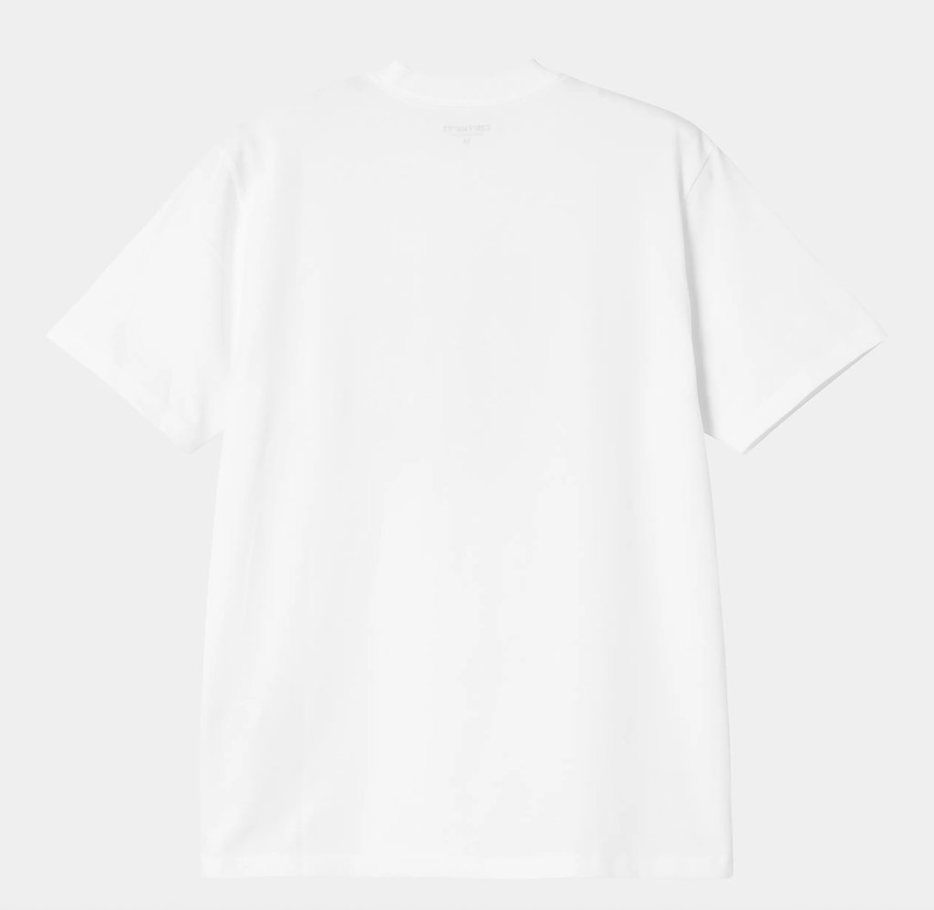 Camiseta Carhartt WIP By The Numbers - White/Black