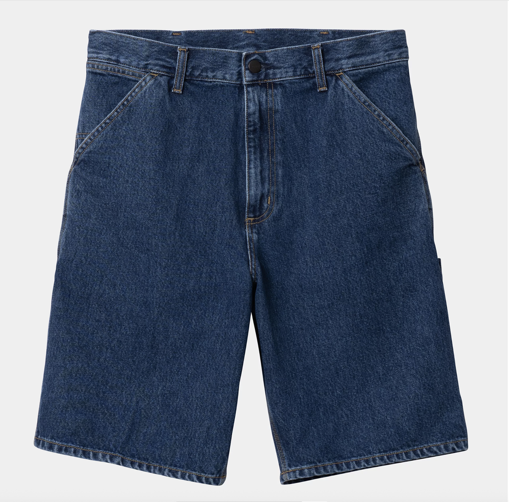 Pantalón Corto Carhartt WIP Single Knee - Blue (stone washed)