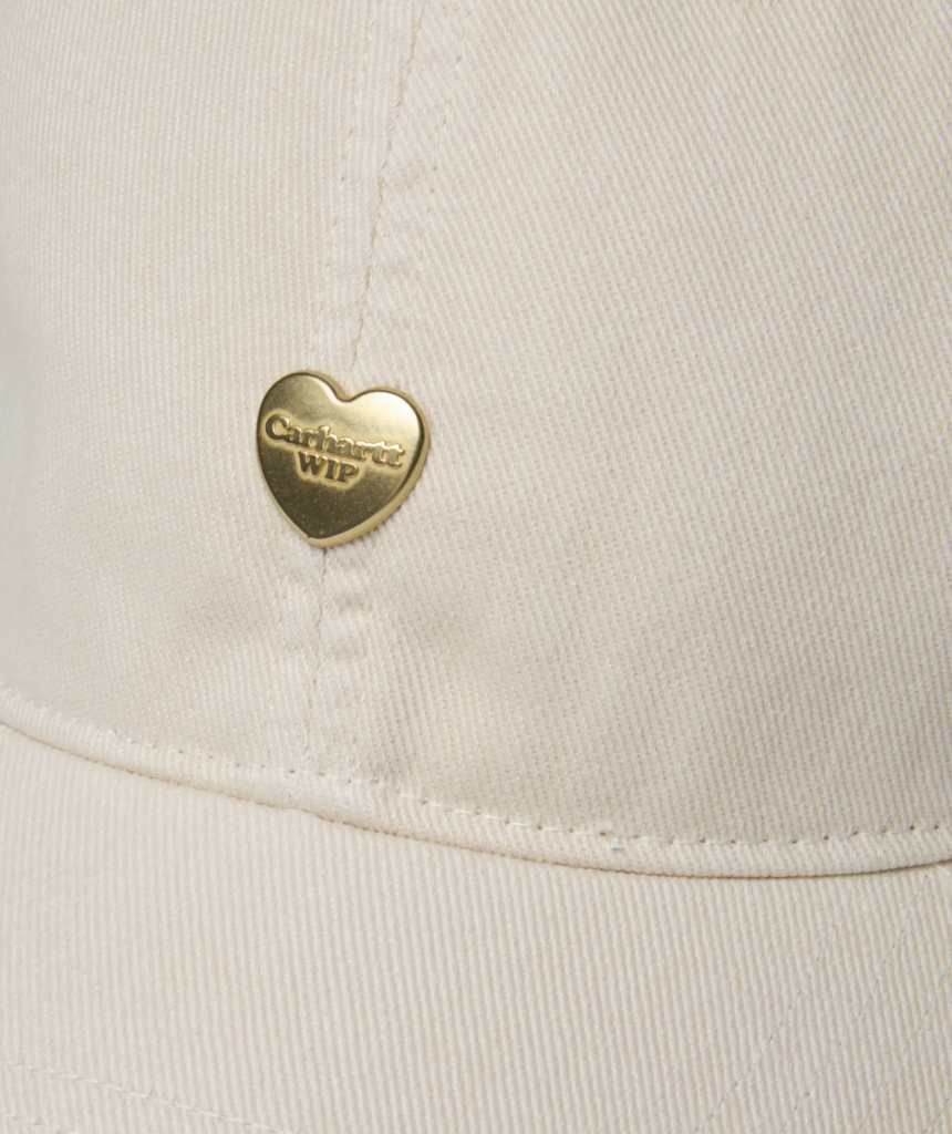 Gorra Carhartt WIP Heart Metal - Natural/Black