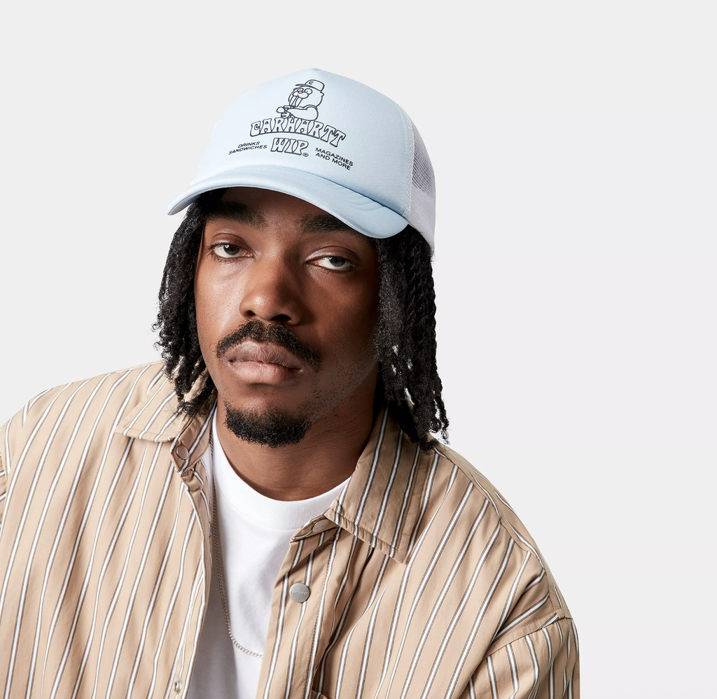 Gorra Carhartt WIP Sandwich - Blue Fog