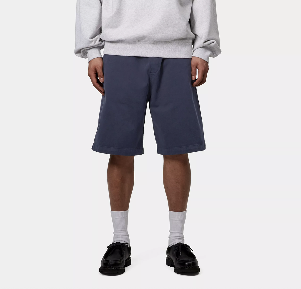 Pantalón Corto Carhartt WIP Floyde - Air Force Blue (garment dyed)