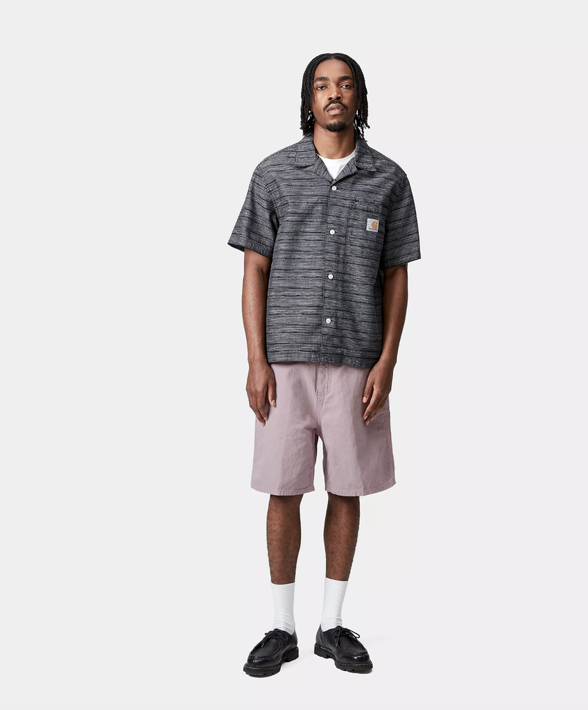 Pantalón Corto Carhartt WIP Walter Single Knee - Pink Fog (garment dyed)