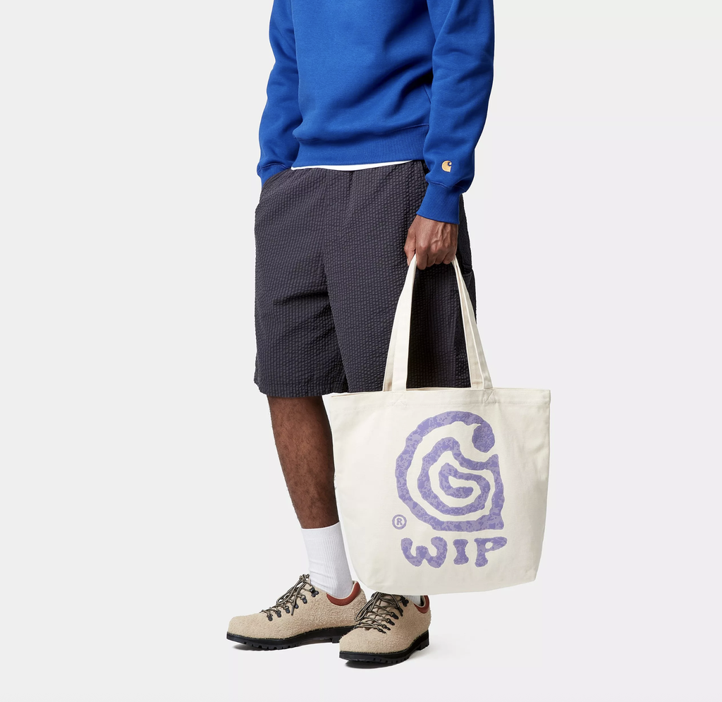 Bolso Tote Carhartt WIP Canvas Graphic - Helix Print, Natural