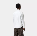 Camisa Carhartt WIP L/S C-Logo - White/Dark Navy