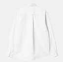 Camisa Carhartt WIP L/S C-Logo - White/Dark Navy